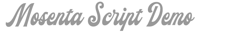 Mosenta Script